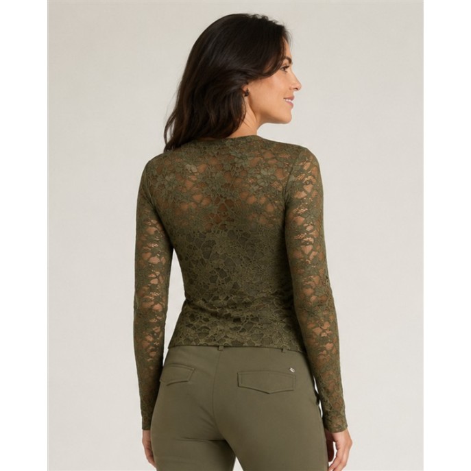 Lady Day kanten shirt Joss Deep Forest Lady Day kanten shirt Joss Deep Forest